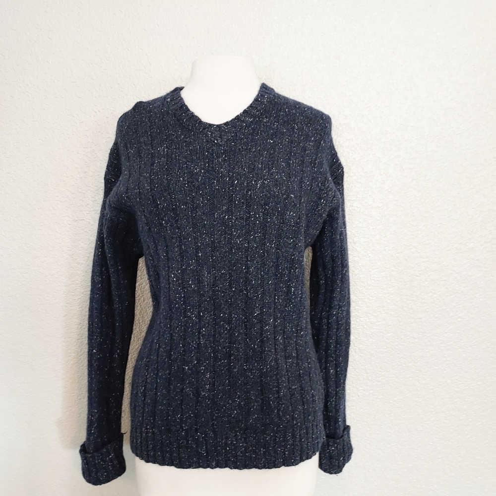 Timberland Wool Blend Blue Knit Sweater Size XL